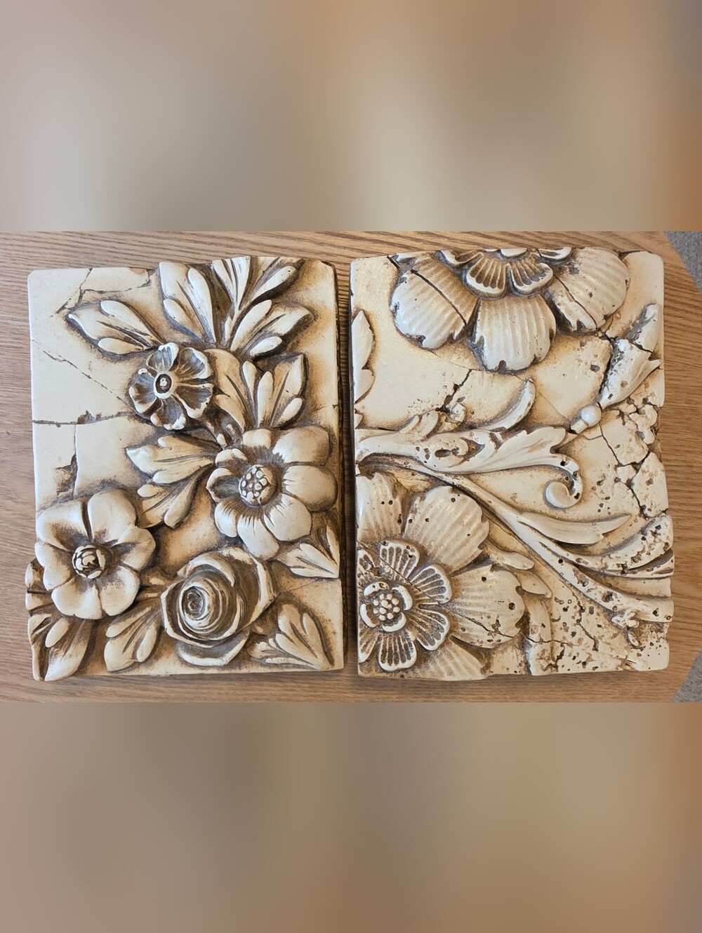 Sid Dickens Memory Blocks set of 2 Alabaster Roses & Perfume retired